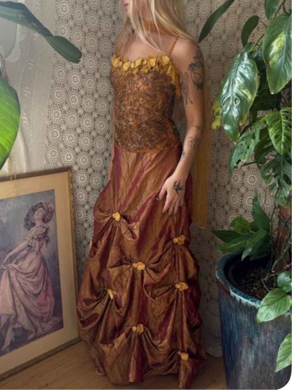 Vintage Euro skirt set